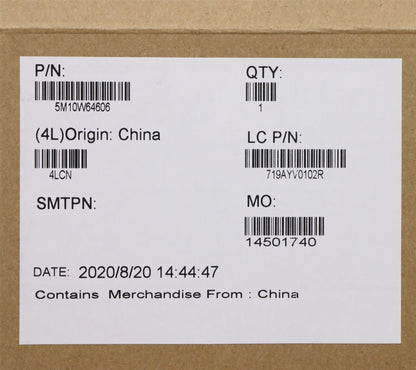Lenovo ThinkPad E15 Gen 2 Keyboard Palmrest Top Cover US Euro Black 5M10W64606