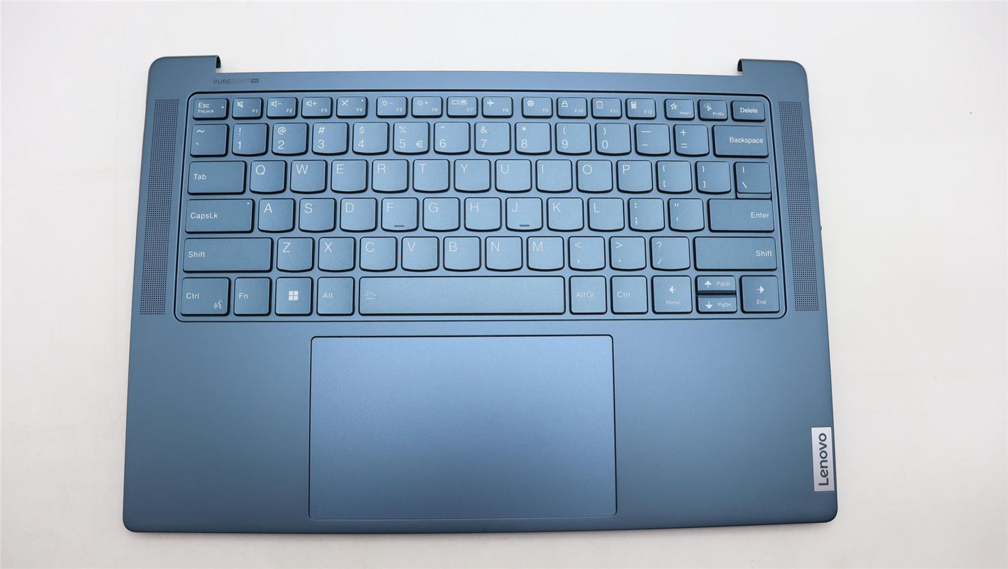 Lenovo Yoga 7 14ARP8 Palmrest Cover Touchpad Keyboard US Euro 5CB1L50315