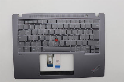 Lenovo ThinkPad T14s Gen 4 Keyboard Palmrest Top Cover Italian Grey 5M11L59616