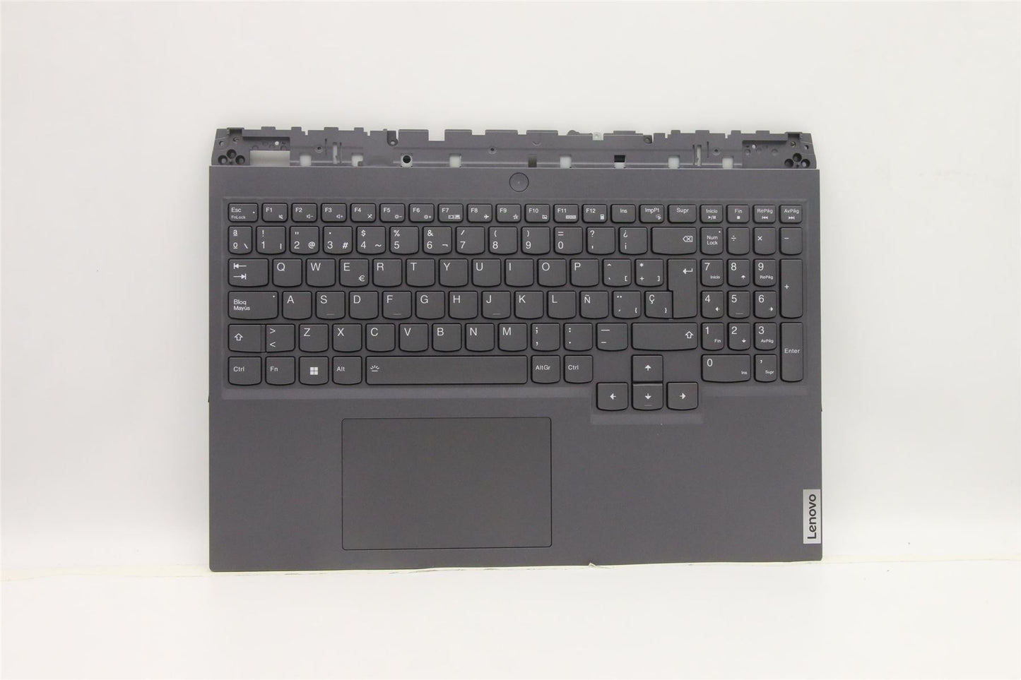 Lenovo Legion 5 16IAH7H Palmrest Cover Touchpad Keyboard Spanish Grey 5CB1F38511