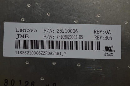 Lenovo JME A4W9 84KEY Blueblack KBD W8 US English Keyboard 25210006