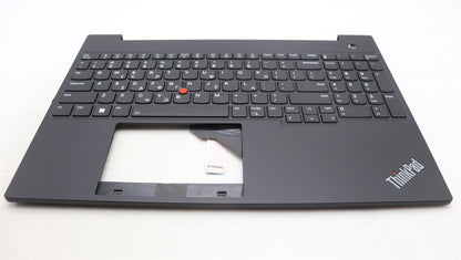 Lenovo ThinkPad E16 Gen 1 Keyboard Palmrest Top Cover Greek Black 5M11H94877