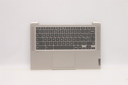 Lenovo IdeaPad 5 14ITL6 Palmrest Cover Touchpad Keyboard UK Sand 5CB1D33540