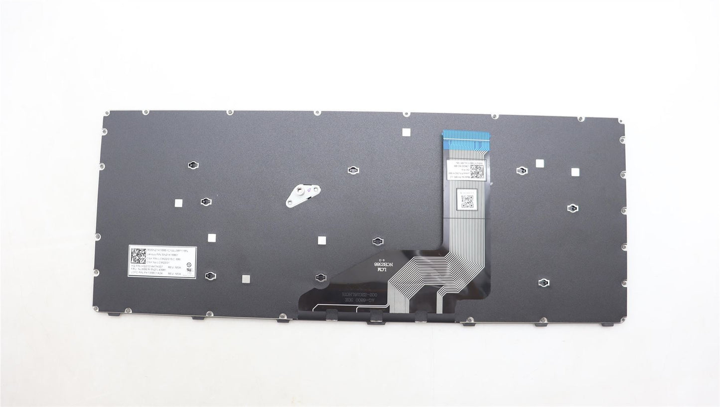 Lenovo 100e Gen4 Keyboard Icelandic Grey Backlit 5N21L43981