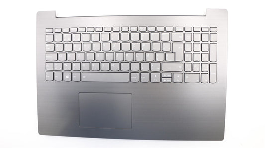 Lenovo IdeaPad 330-15ICH Keyboard Palmrest Top Cover Belgian Silver 5CB0R47023