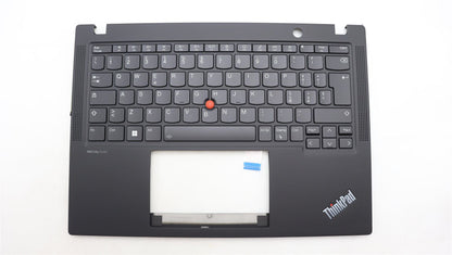 Lenovo ThinkPad X13 Gen 4 Keyboard Palmrest Top Cover Italian Black 5M11L86205