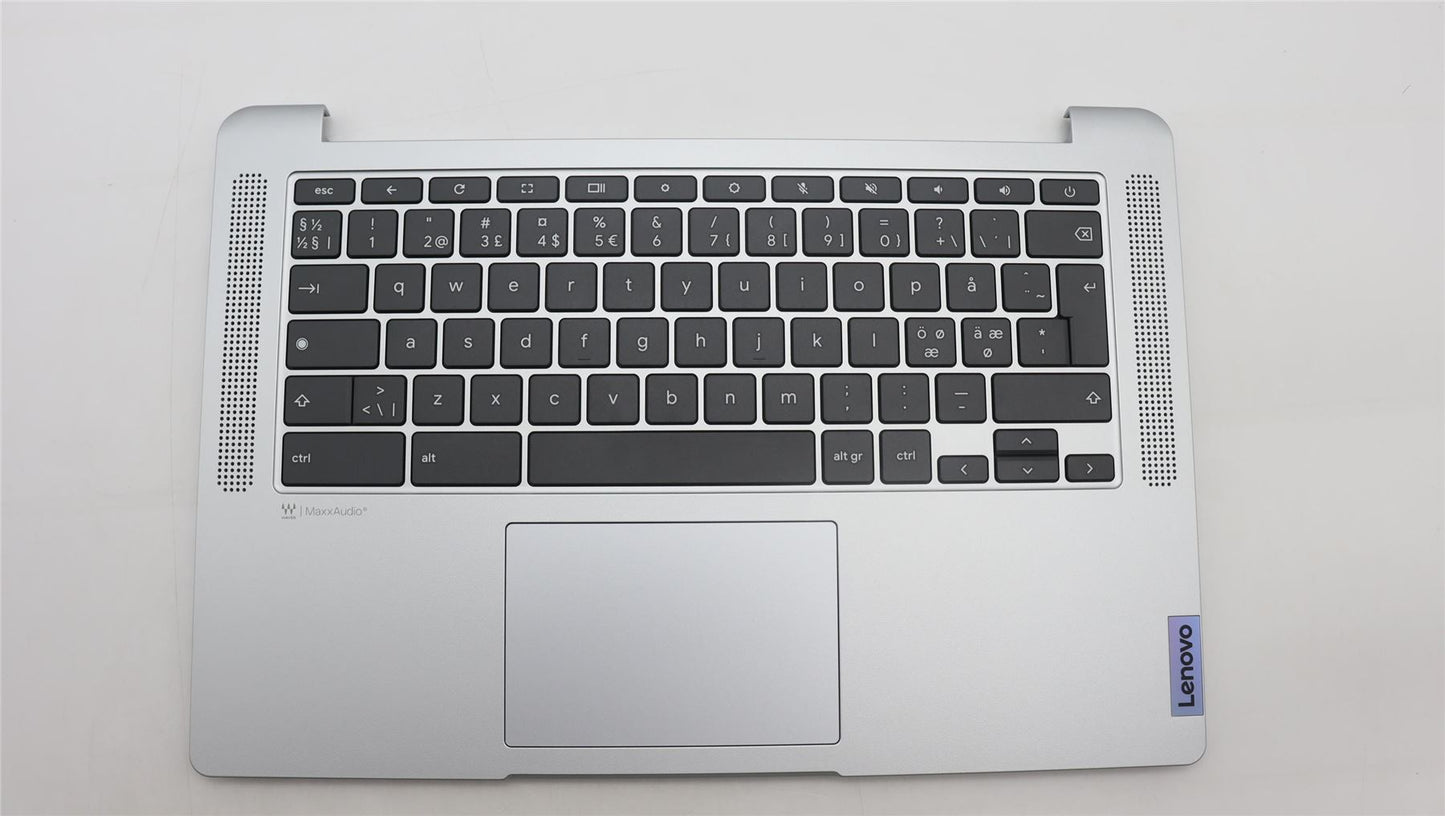 Lenovo Chrome IP 3 14M868 Palmrest Cover Touchpad Keyboard Nordic Silver 5CB1L30351