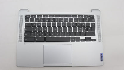 Lenovo Chrome IP 3 14M868 Palmrest Cover Touchpad Keyboard Nordic Silver 5CB1L30351