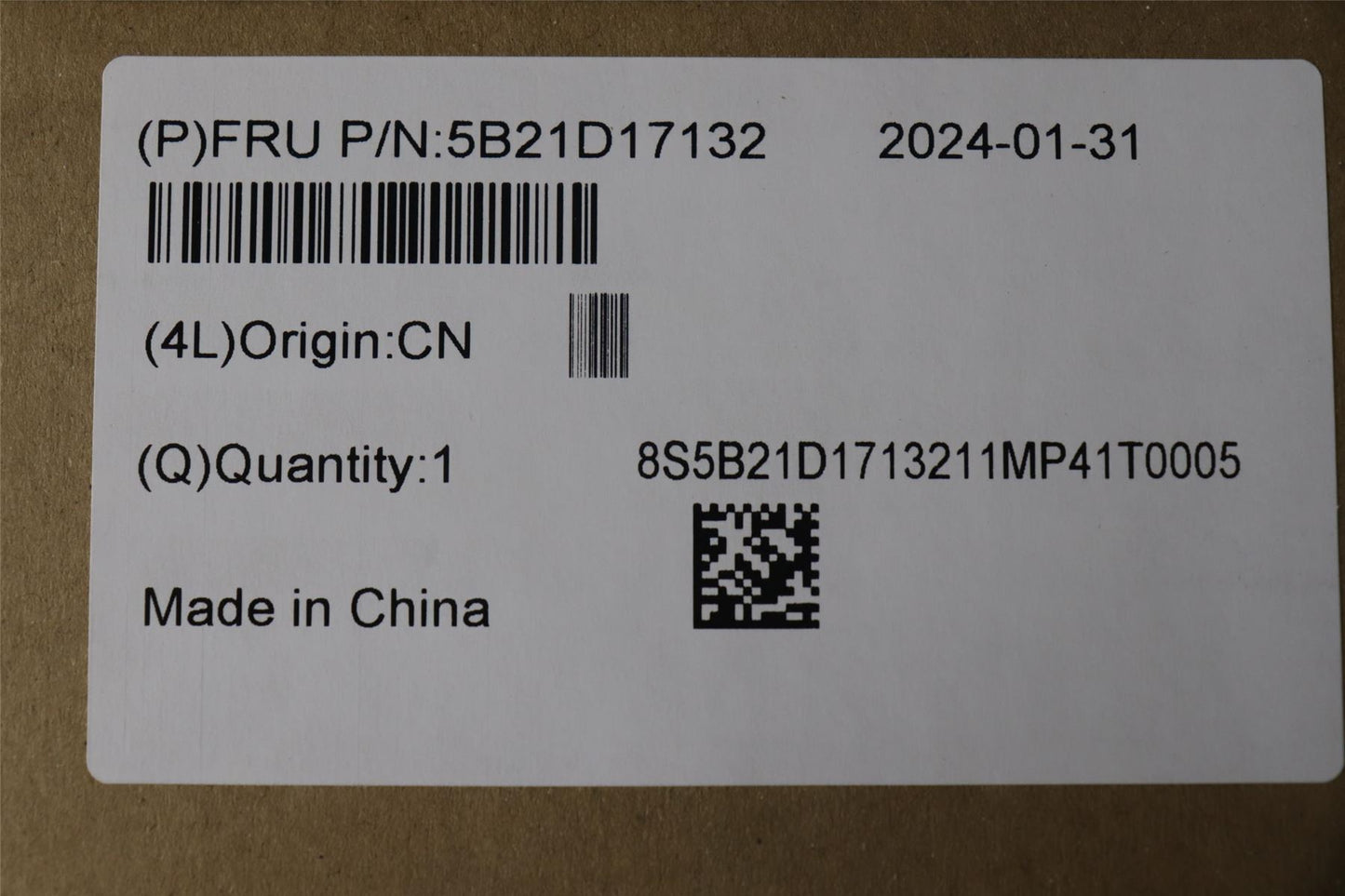 Lenovo RPL-U Pen U300 UMA WDPK 5B21D17132