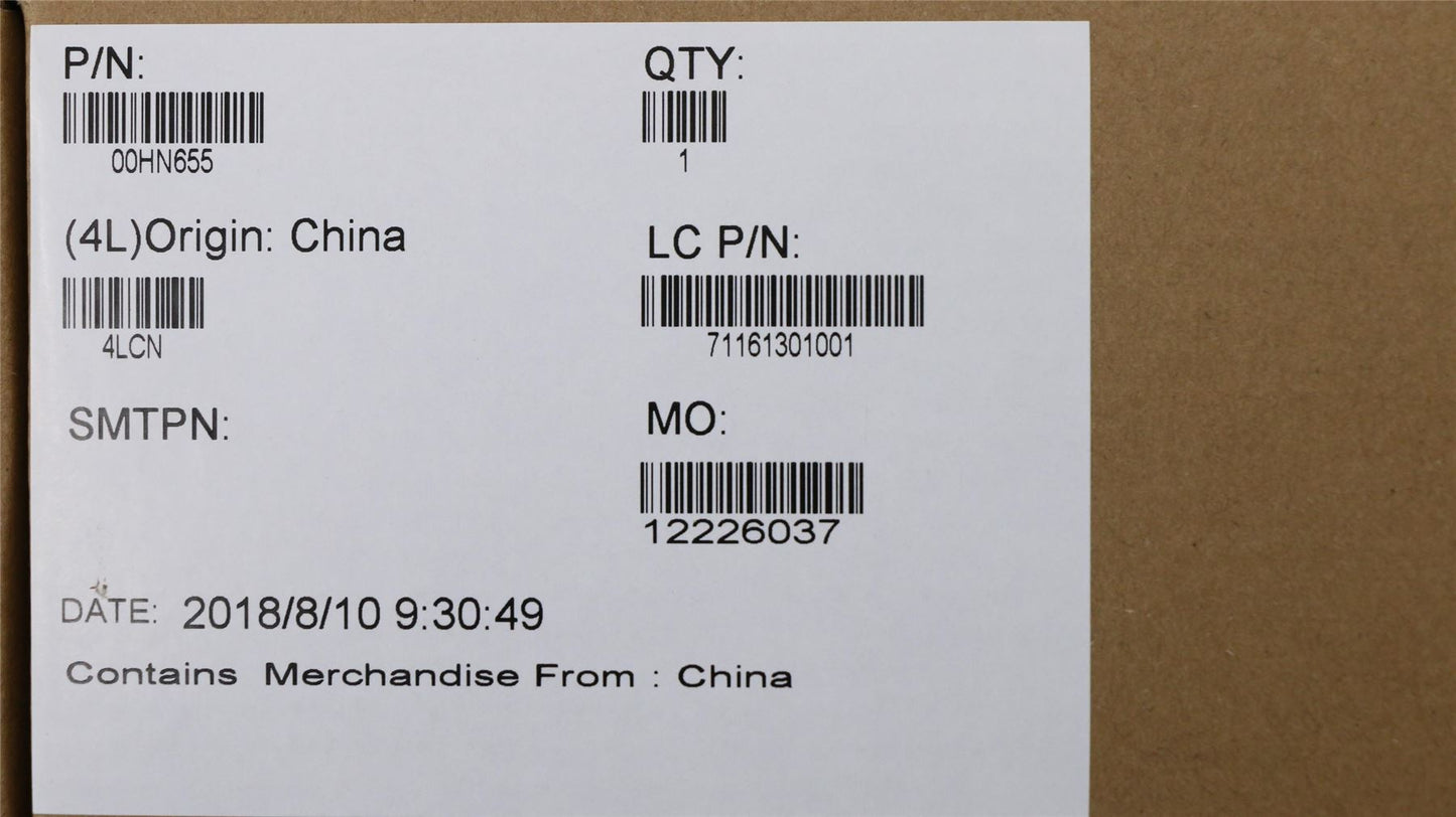 Lenovo FRU LCD front Bezel for non-touch 00HN655