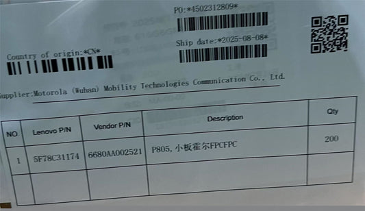 Lenovo TB710FU S_hall FPC&*6680AA002521 CS FPC Board 5F78C31174