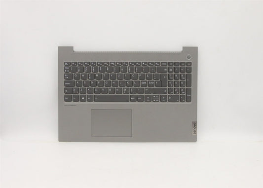 Lenovo ThinkBook 15p IMH Palmrest Touchpad Cover Keyboard Nordic Grey 5CB1B07491