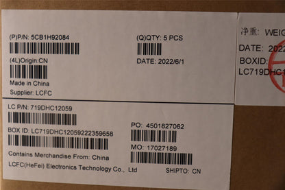 Lenovo IdeaPad 1 15IAU7 Palmrest Cover Touchpad Keyboard US Black 5CB1H92084