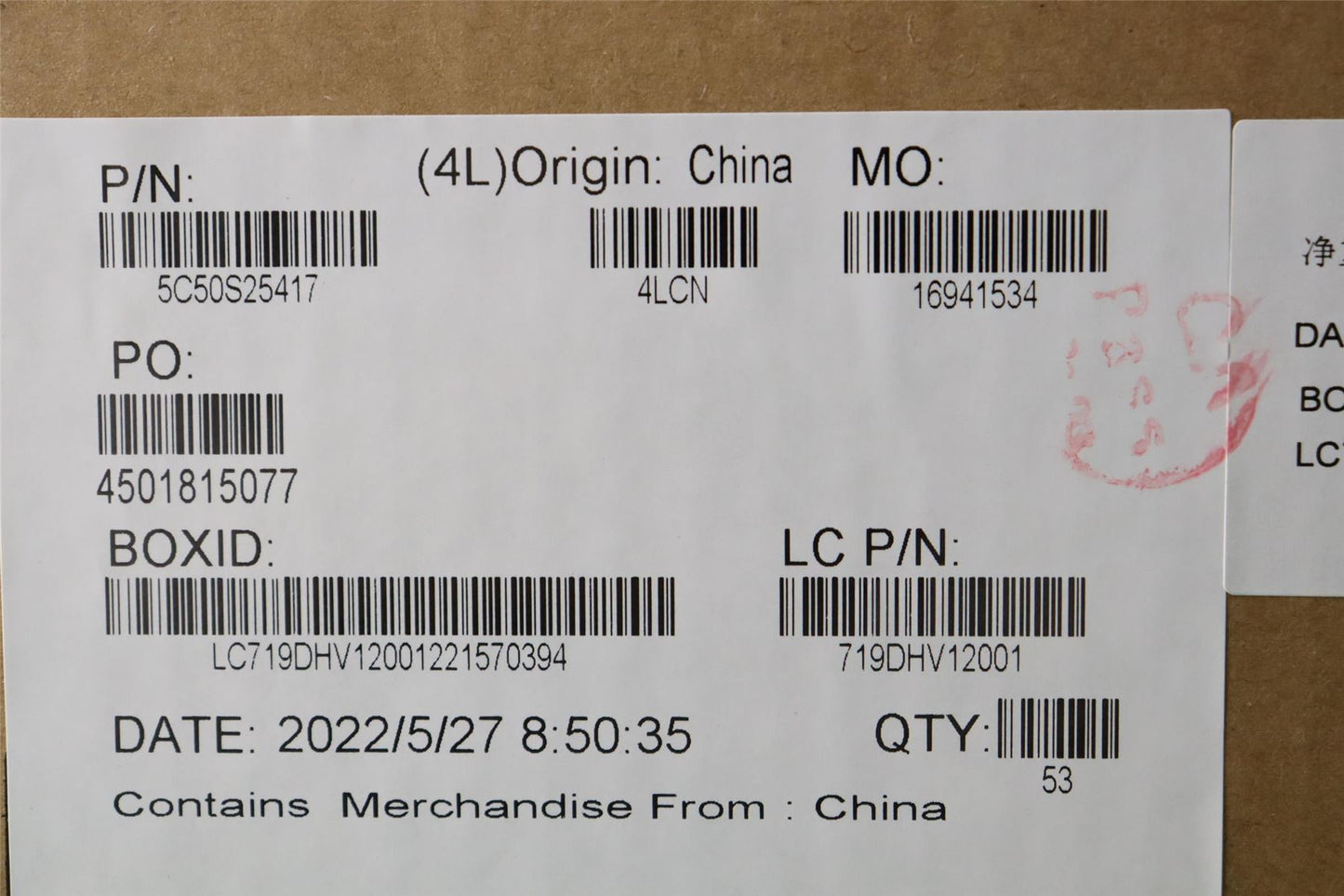 Lenovo USB Board L82TK 5C50S25417
