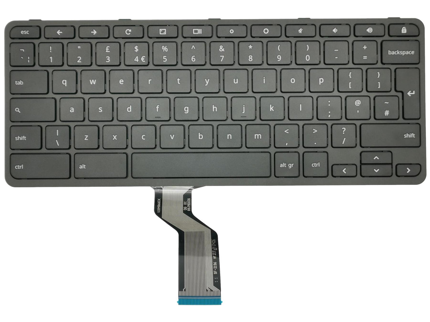 Acer Chromebook R853TA R853TNA Keyboard UK Black NK.I111S.0FS