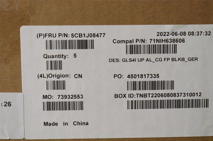 Lenovo IdeaPad 5 14IAL7 5 14ABA7 Palmrest Cover Touchpad Keyboard 5CB1J08477