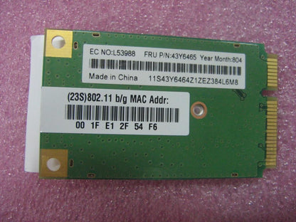 Lenovo FRU Gerry bg Board 43Y6465