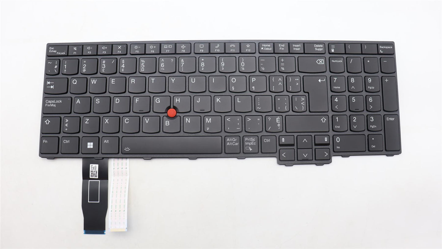 Lenovo NB_KYB CS23 NM TOP,BK-BL,PMX,FRA/ENG 5N21K05185