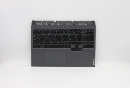 Lenovo 5 16ACH6H Palmrest Cover Touchpad Keyboard Turkish Storm Grey 5CB1C14973