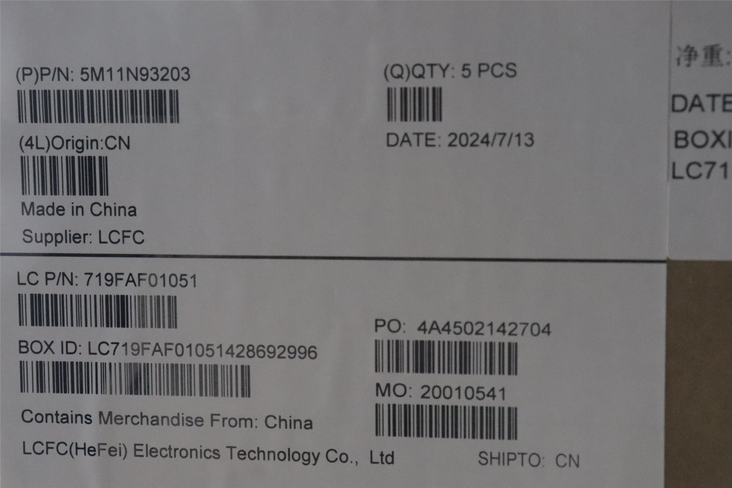 Lenovo MECH_ASM BL KB BK WW NORDIC PMX 5M11N93205
