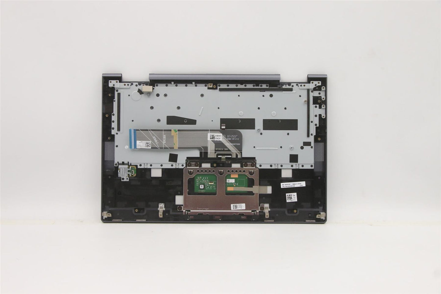 Lenovo Yoga 7-14ITL5 Keyboard Palmrest Top Cover Czech Grey 5CB1A16225