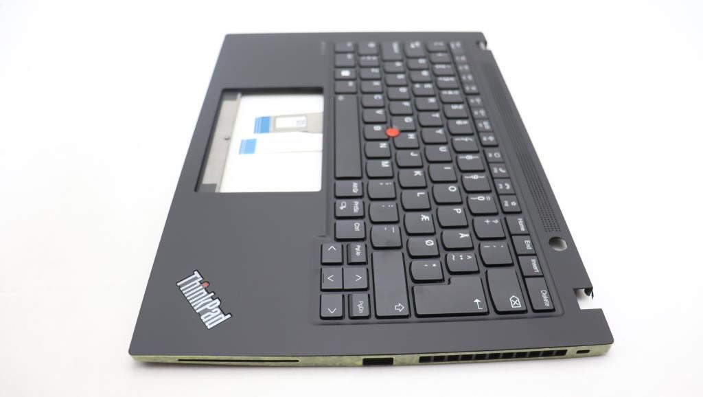 Lenovo ThinkPad T14s Gen 4 Keyboard Palmrest Top Cover Danish Black 5M11J05874