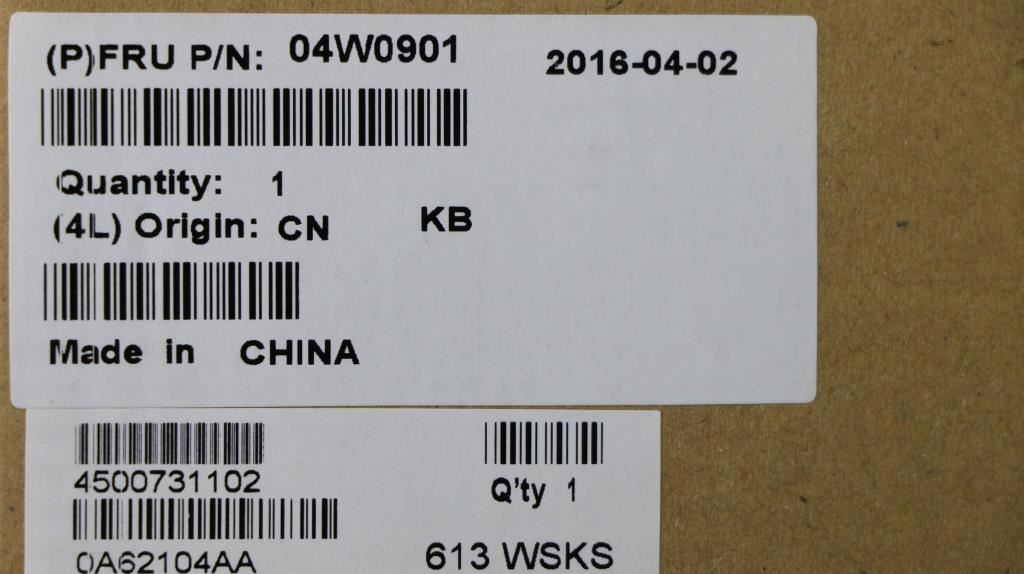 Genuine Lenovo ThinkPad Edge E520 E525 Keyboard UK Black 04W0865 04W0901