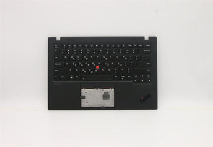 Lenovo ThinkPad X1 8th Gen Keyboard Palmrest Top Cover Greek 5M10Z27533