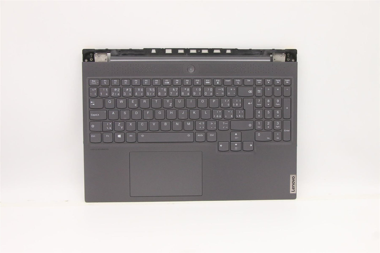 Lenovo Legion 7-16ITHg6 Keyboard Palmrest Top Cover Czech Grey 5CB1D05141