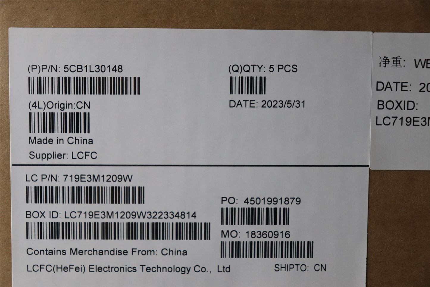 Lenovo Upper Case ASM_UKE L82XN NFP AB 5CB1L30148