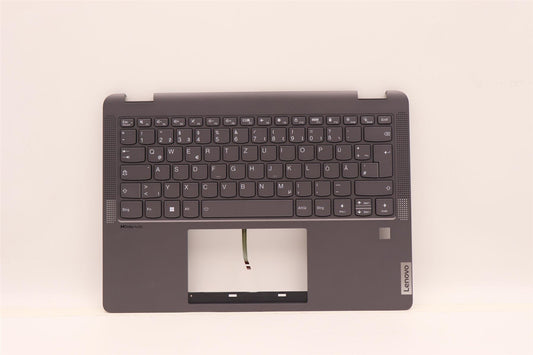 Lenovo Flex 5 14ALC7 Tastatur-Handballenauflage, obere Abdeckung, Deutsch, Grau, Hintergrundbeleuchtung, 5CB1H71435