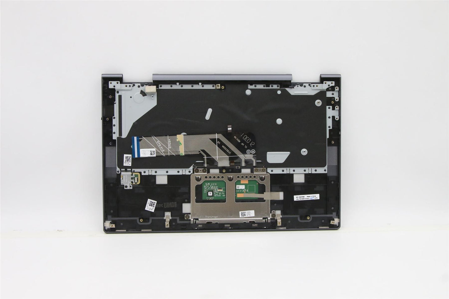 Lenovo Yoga 7-14ACN6 Tastatur-Handballenauflage, obere Abdeckung, US-Grau, 5CB1D12414