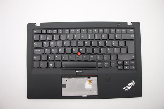 Lenovo ThinkPad X1 5th Gen Kabylake Keyboard Palmrest Top Cover Black 01LX528