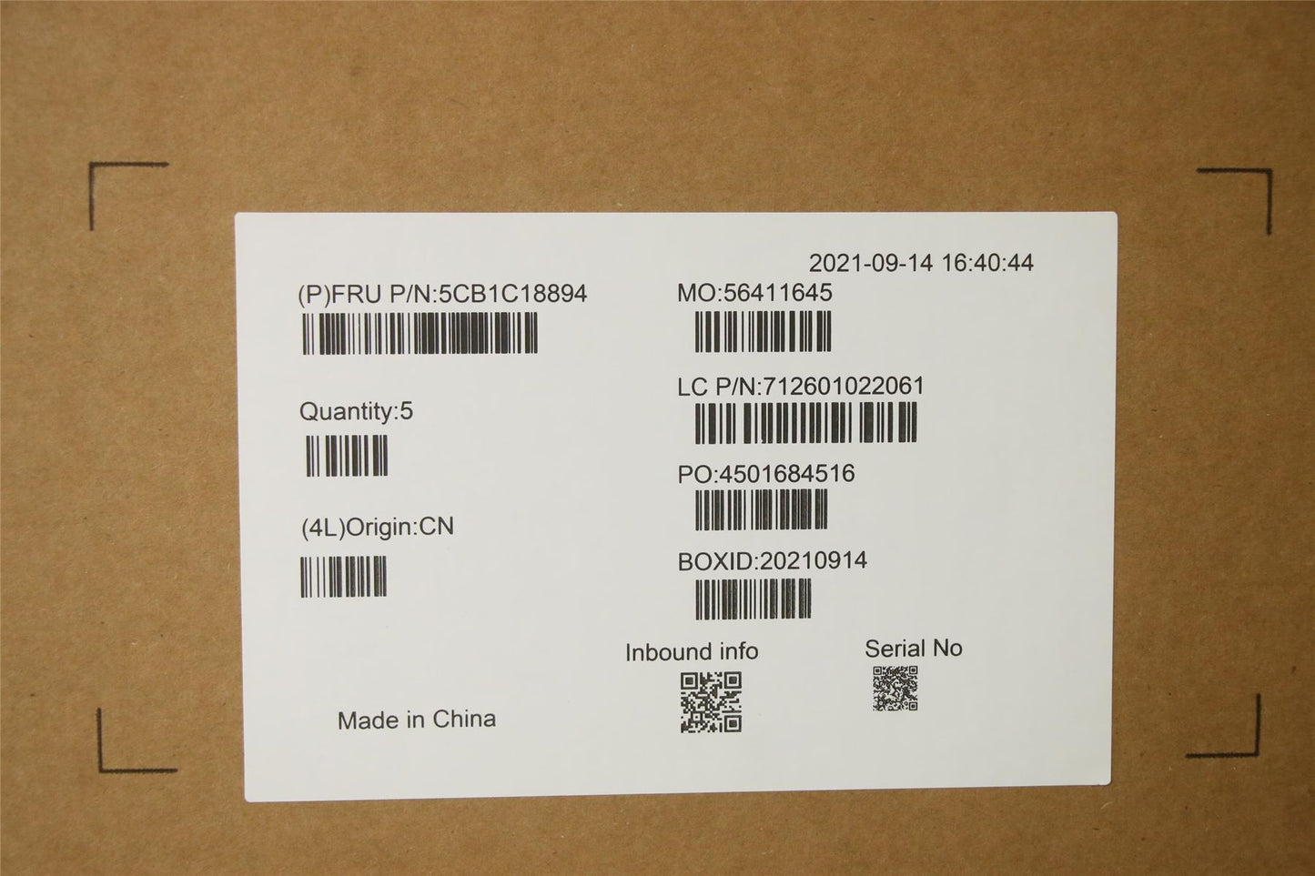 Lenovo IdeaPad 5G-14Q8X05 Palmrest Cover Touchpad Keyboard UK Europe 5CB1C18894