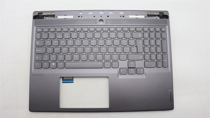 Lenovo Legion S7 16IRH8 Keyboard Palmrest Top Cover Turkish Grey 5CB1L68002