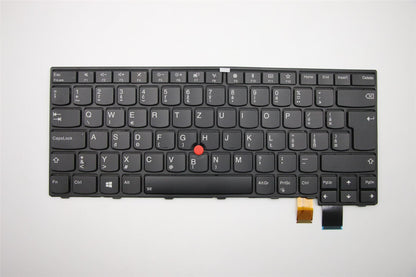 Lenovo ThinkPad T470p Keyboard Slovakian Black Backlit 01EP451