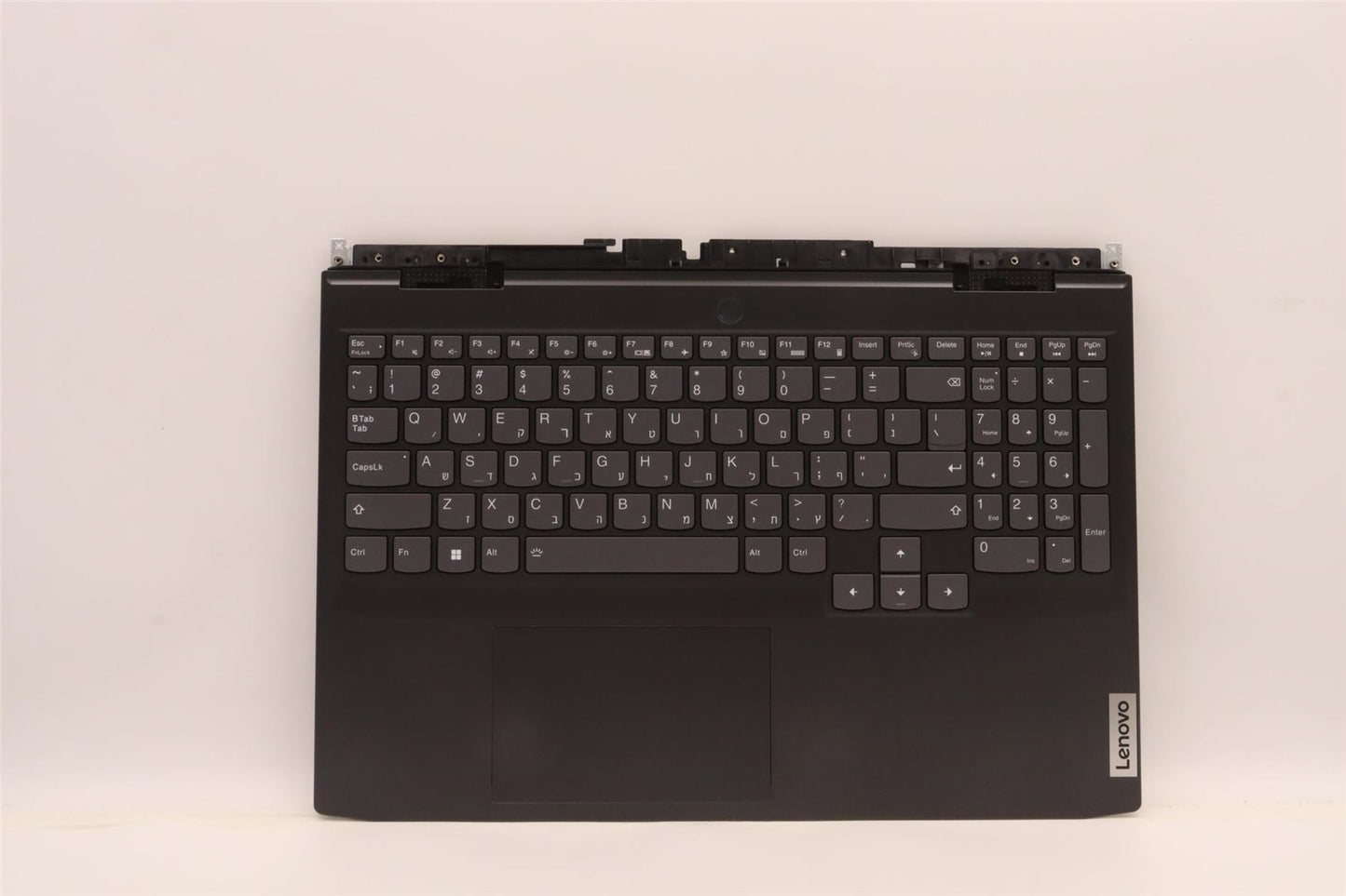 Lenovo IdeaPad 3 15IAH7 Palmrest Cover Touchpad Keyboard Hebrew Black 5CB1H89919