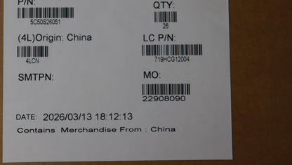 Lenovo CARDPOP L 83SE PMIC BD EDO Microphone Board 5C50S26051