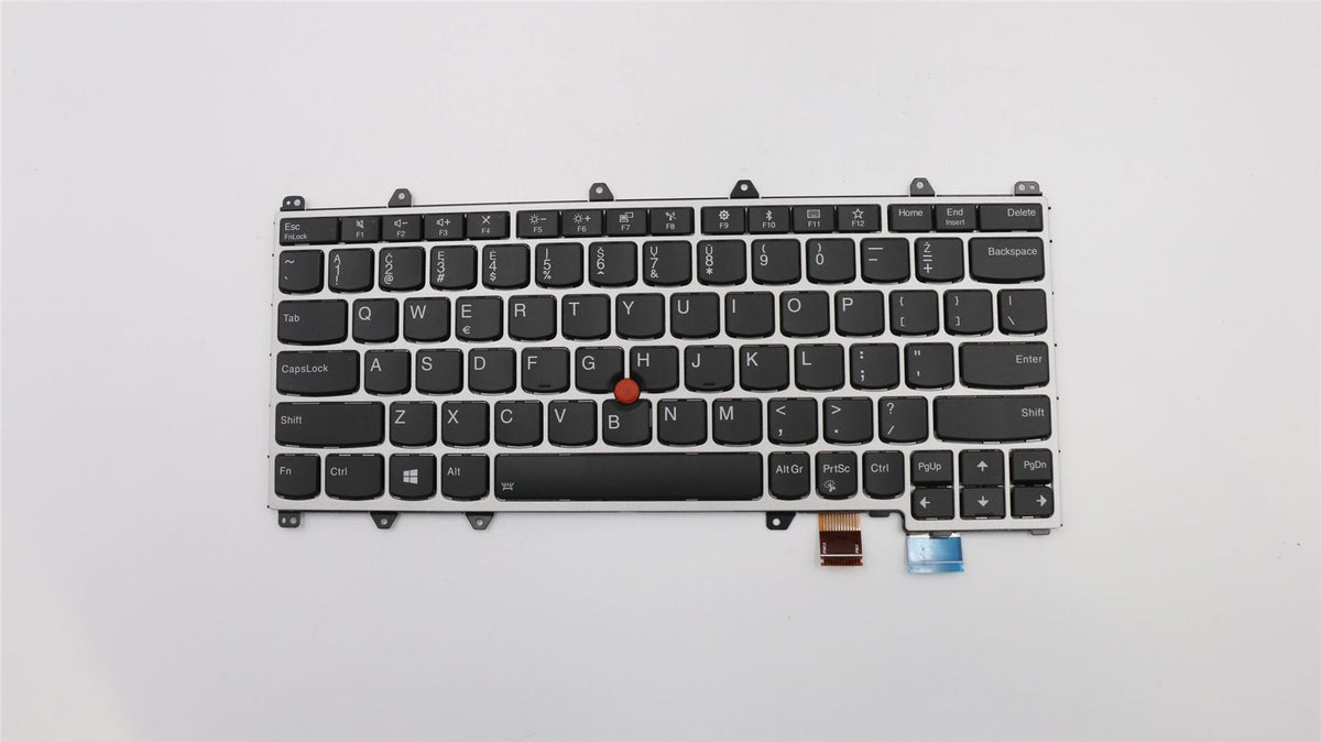 Genuine Lenovo ThinkPad Yoga 370 Keyboard Lithuanian Silver Backlit 01EN466