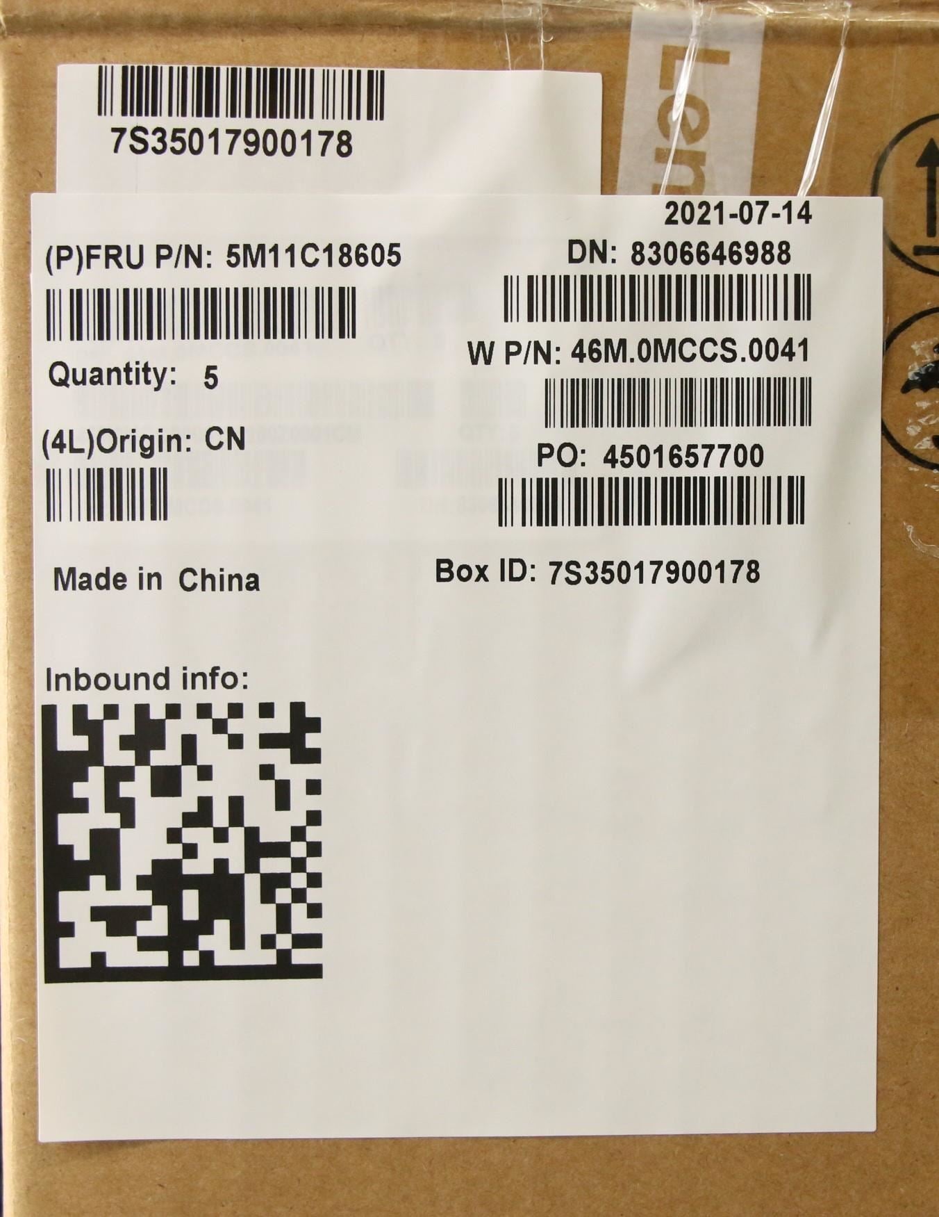 Lenovo WW C-Cvr+GRE KB ASM,CHY 5M11C18605
