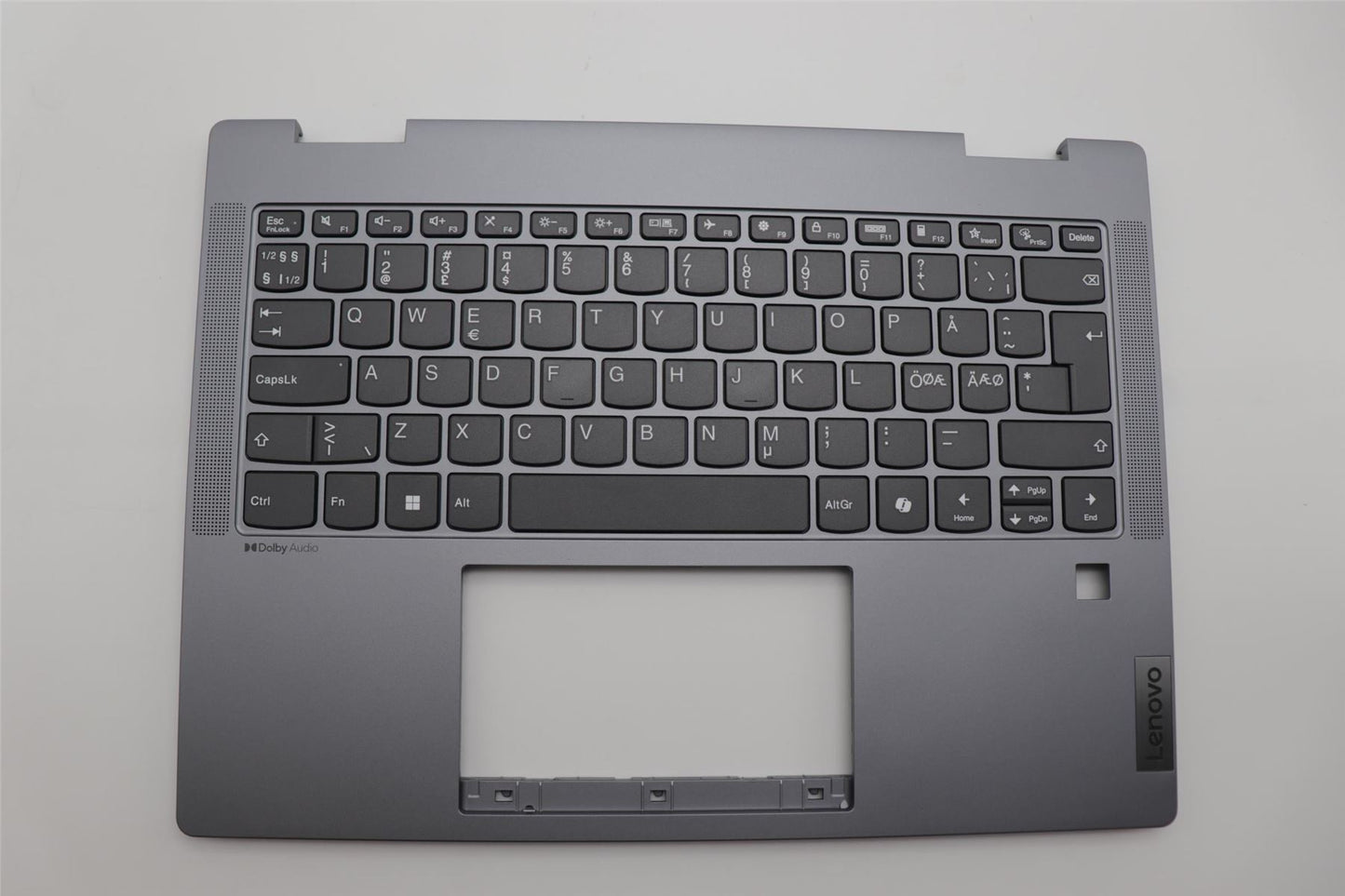 Lenovo Upper Case ASM_NORDIC H83DR LG GY 5CB1N61344