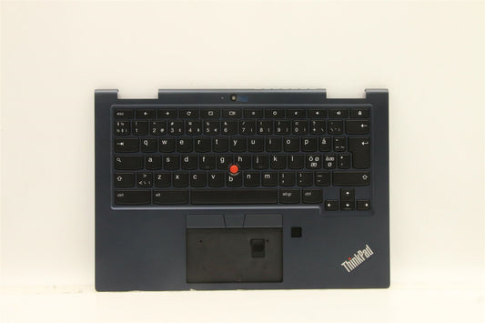 Lenovo Yoga C13 Gen 1 Palmrest Cover Keyboard Nordic Blue 5M10Z54486