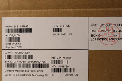 Lenovo IdeaPad 3 14IAU7 Palmrest Cover Touchpad Keyboard UK 5CB1H56996