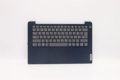 Lenovo IdeaPad 3-14ALC6 Palmrest Cover Touchpad Keyboard Swiss Blue 5CB1B97640