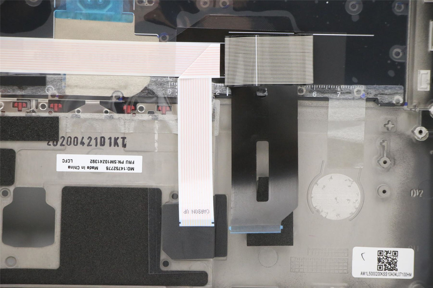 Lenovo MECH_ASM CCov BL KBD HBW US(LTN)BK FPR 5M10Z41392