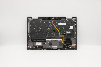 Lenovo Yoga X1 4th Keyboard Palmrest Top Cover Hebrew Grey Backlit 5M10V24924