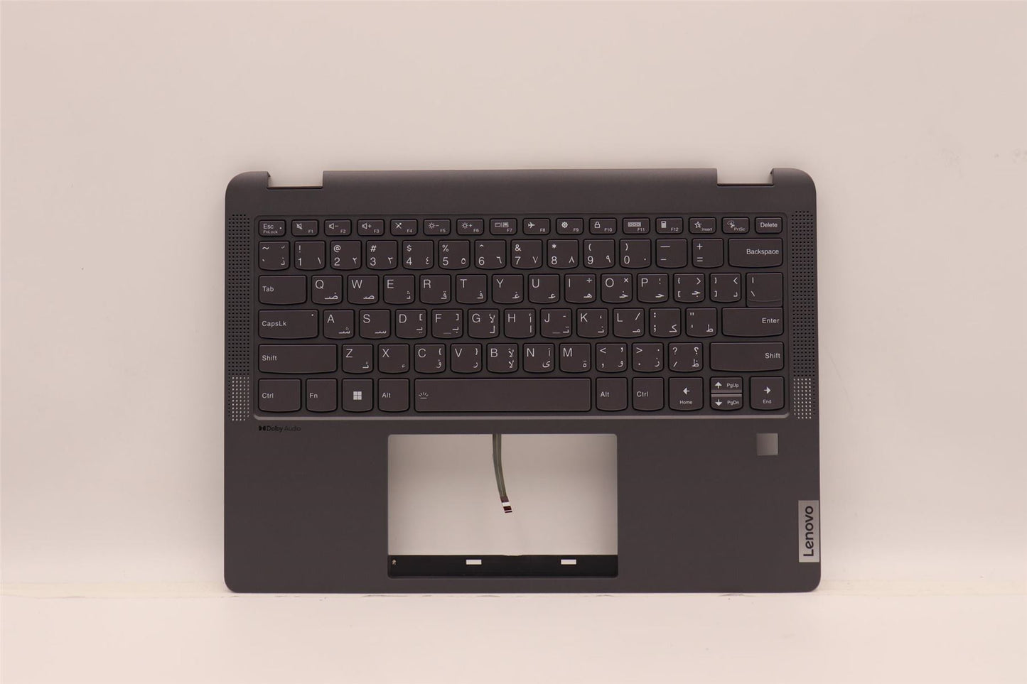 Lenovo IdeaPad 5 14IAU7 Keyboard Palmrest Top Cover Arabic Grey 5CB1H79892