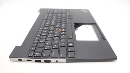 Lenovo ThinkPad E16 Gen 1 Keyboard Palmrest Top Cover Ukrainian Black 5M11J05801