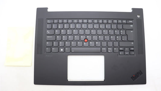 Lenovo ThinkPad P1 Gen 6 Keyboard Palmrest Top Cover Spanish White 5M11L89001
