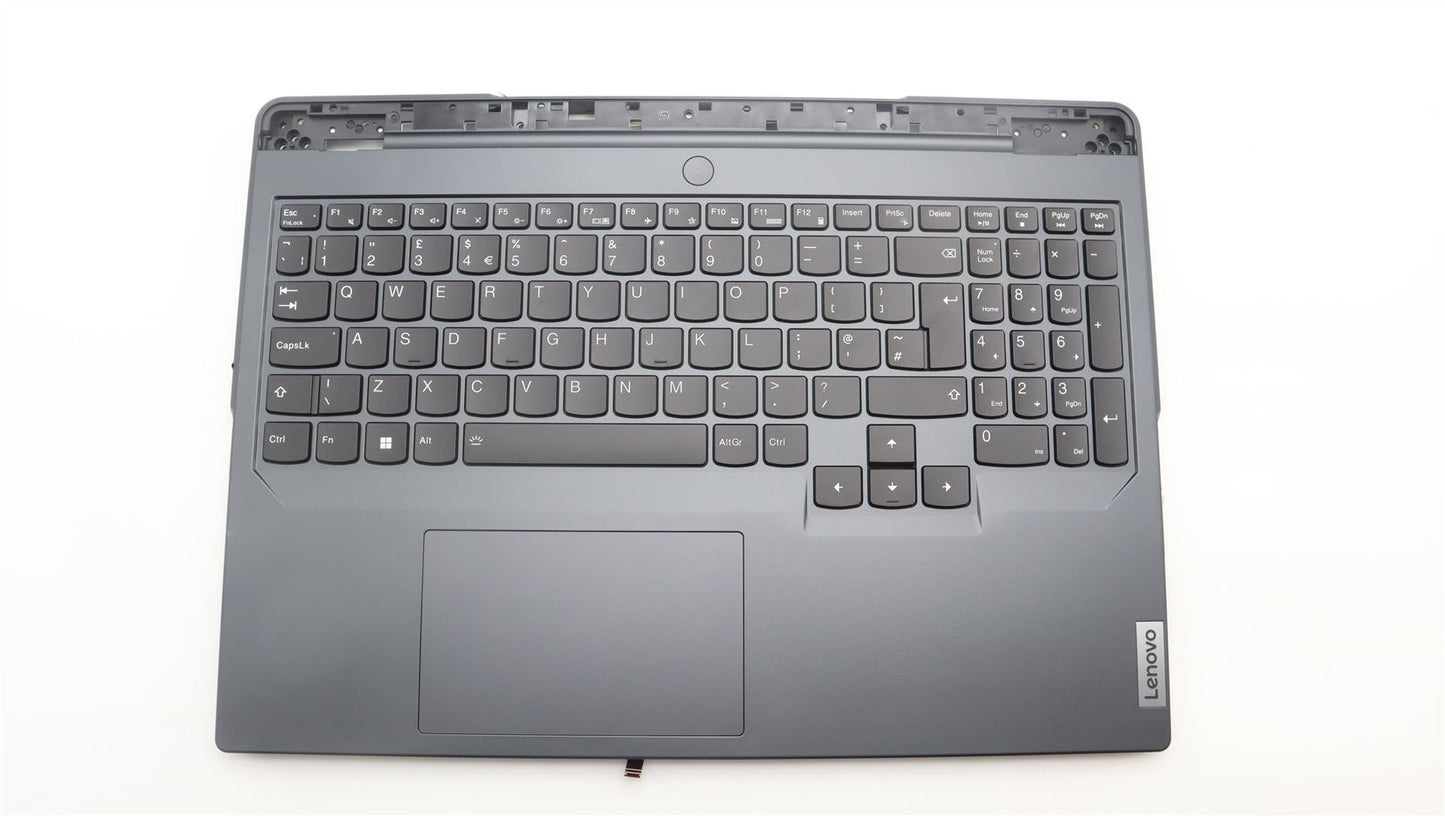 Lenovo Legion 5 16ARX8 Palmrest Cover Touchpad Keyboard UK Onyx Grey 5CB1L54655